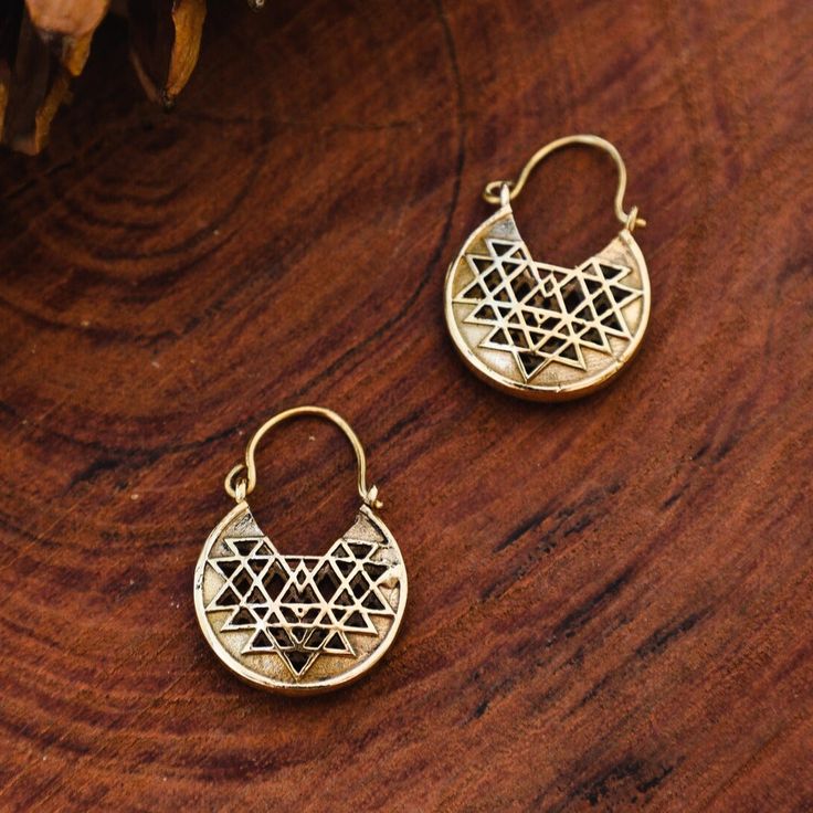 Brass Earrings