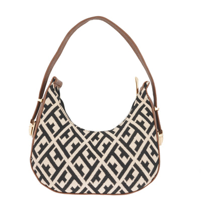 Retro Print Hobo Sling Bag