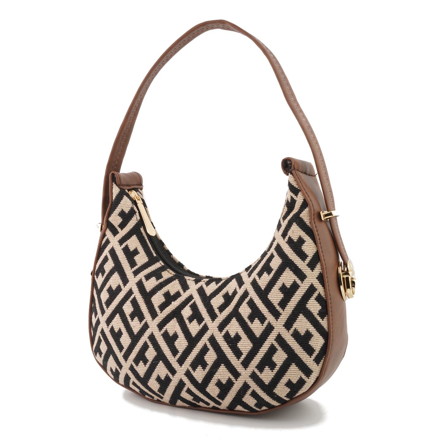 Retro Print Hobo Sling Bag