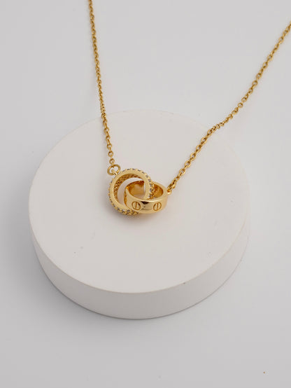 Eternal Dual Ring Necklace