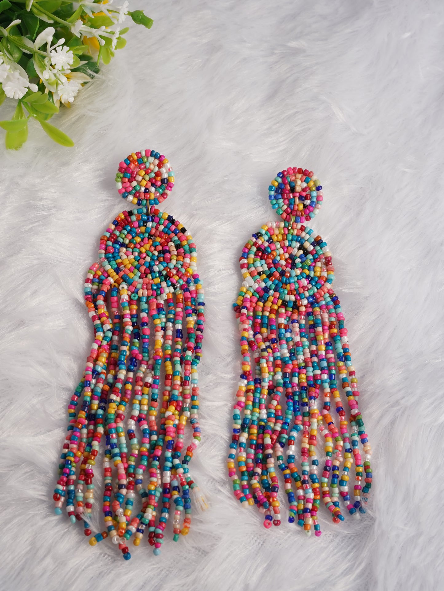 Fiesta Fringe Dangle Earrings