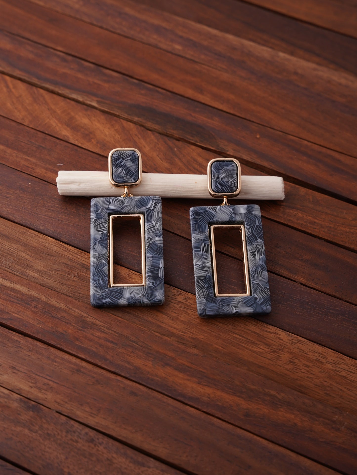 Geometric Drop Earrings