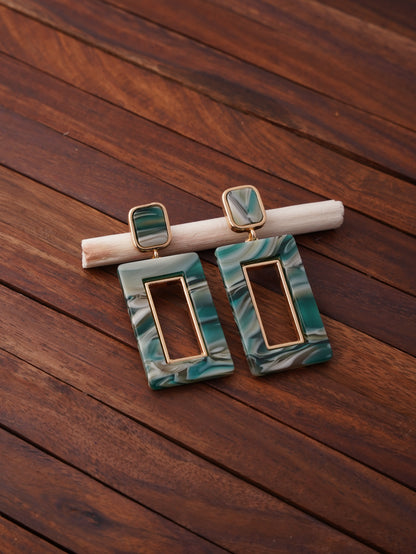 Geometric Drop Earrings