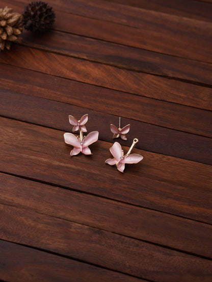 Twin Butterfly Stud Earrings