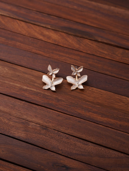 Twin Butterfly Stud Earrings