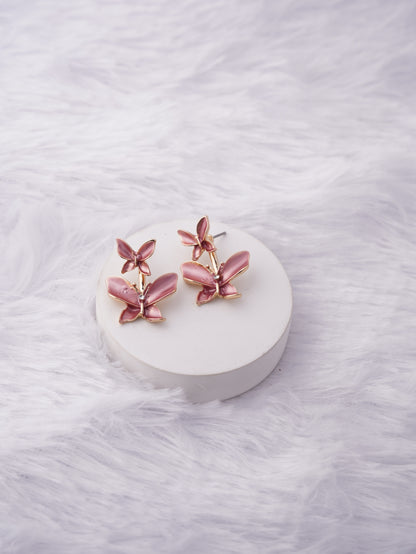 Twin Butterfly Stud Earrings