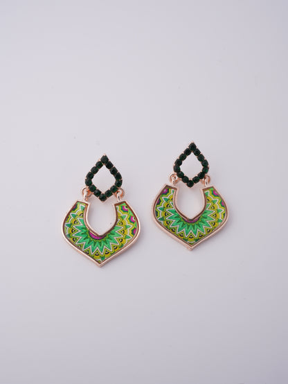 Bohemian Style Geometric Drop Earrings