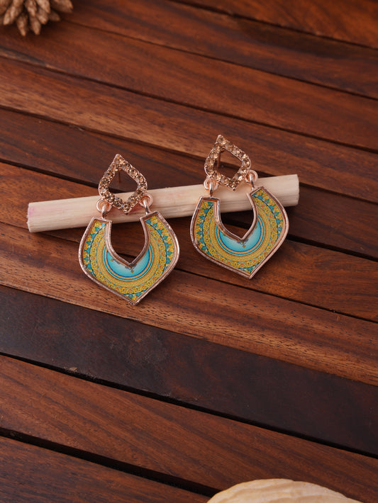 Bohemian Style Geometric Drop Earrings