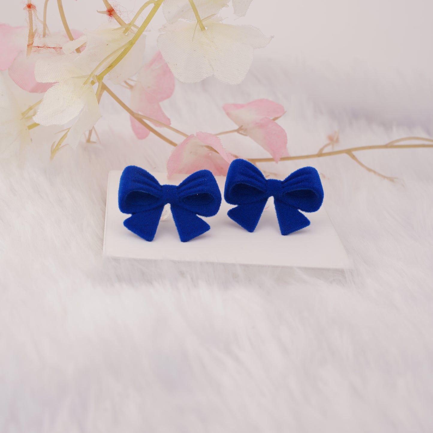 Velvet Knot Stud Earrings