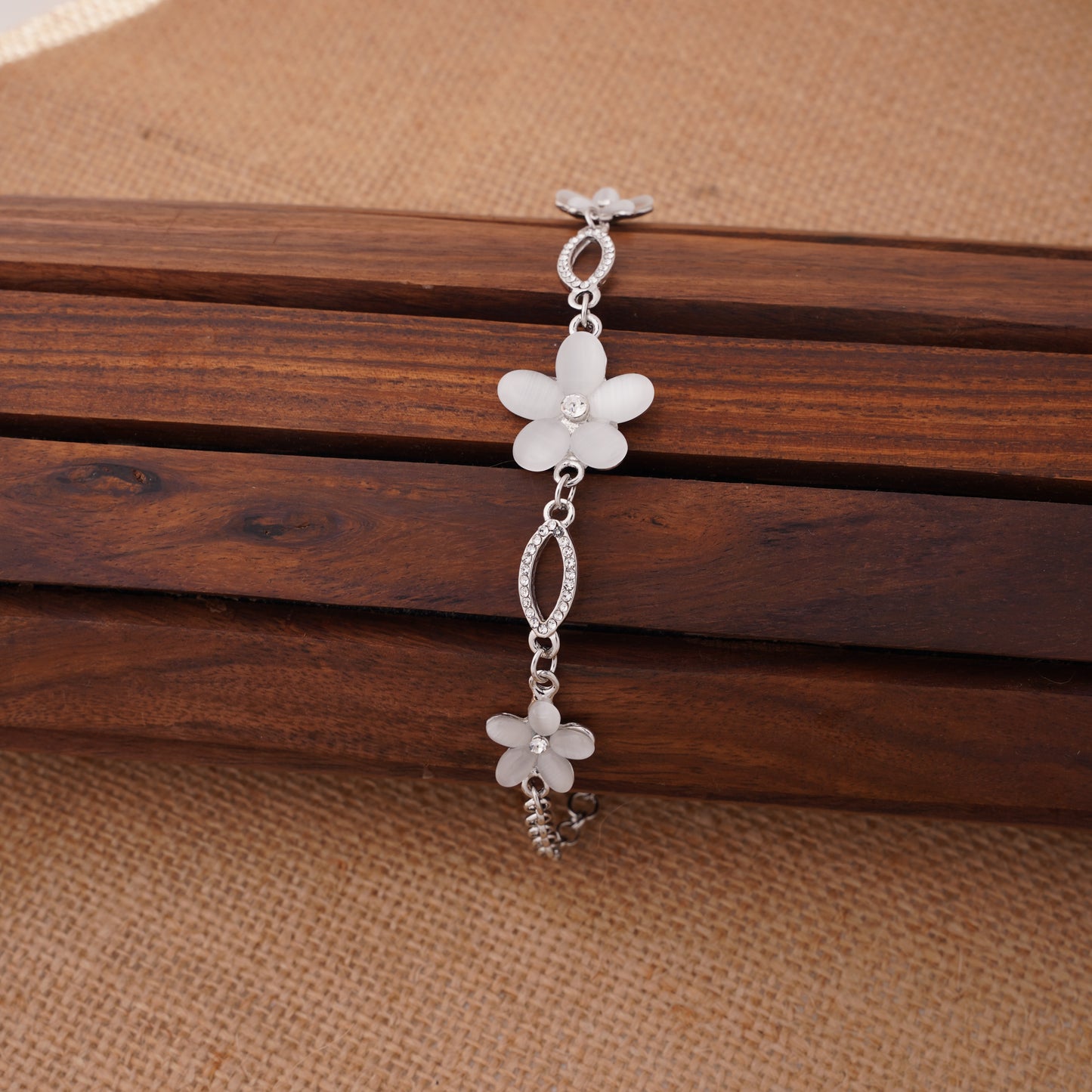 Floral Charm Bracelet