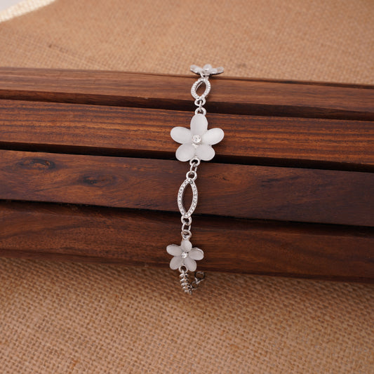 Floral Charm Bracelet