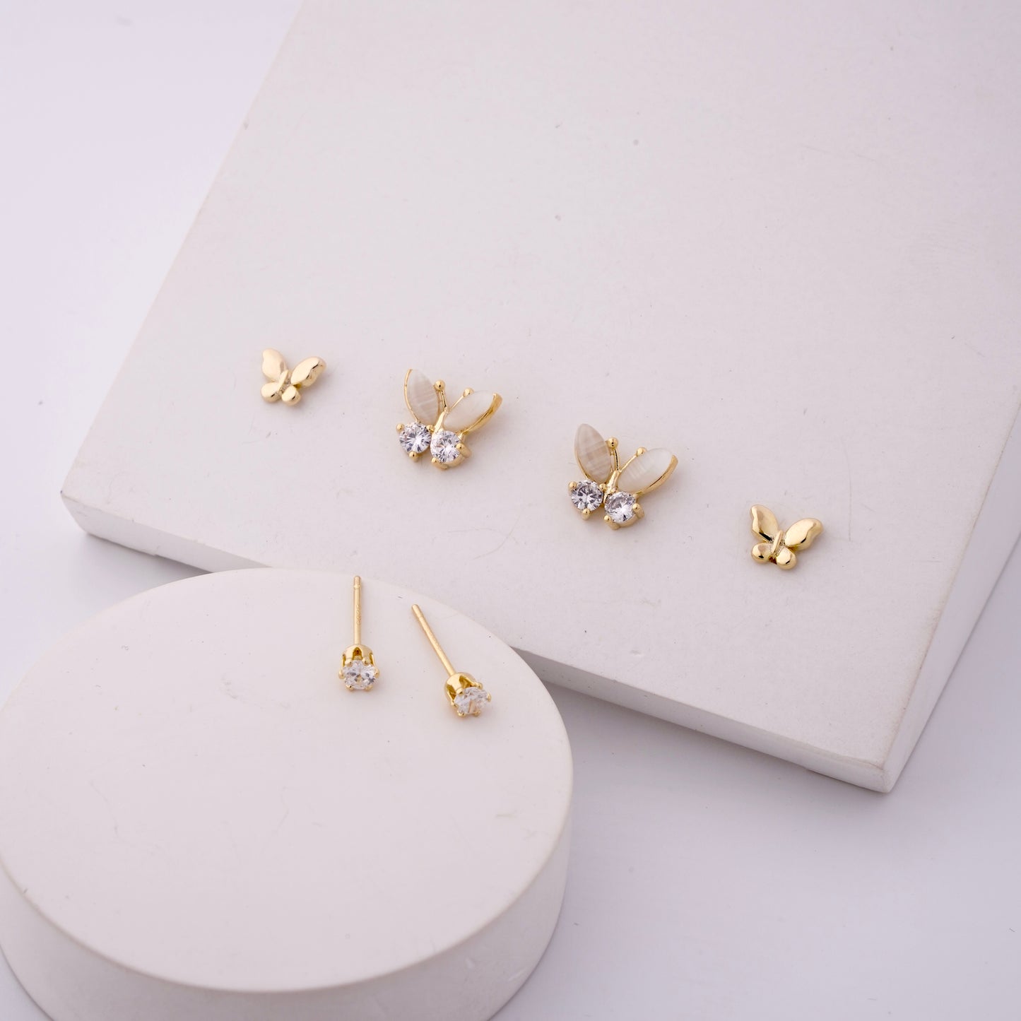 Butterfly Sparkle Earring Set