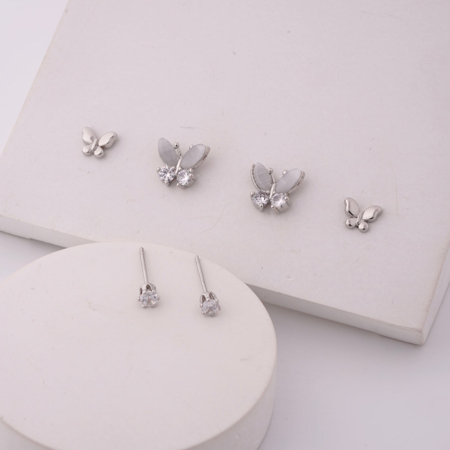 Butterfly Sparkle Earring Set