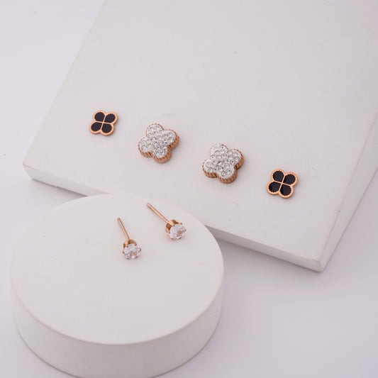 Shimmer quad Earring Set