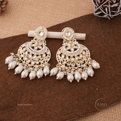 Multicolor Festive Chandbali Earrings with Elegant Detailing