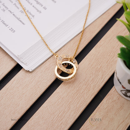 Eternal Dual Ring Necklace