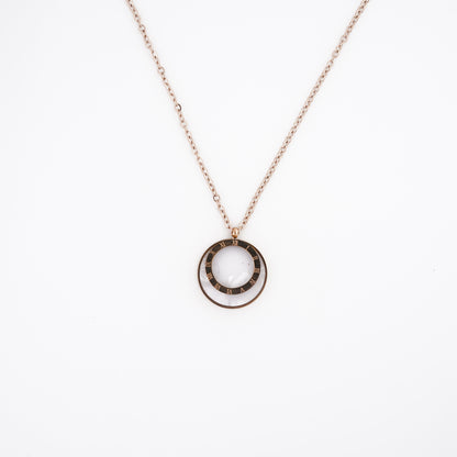 Halo ring  Numeric Pendant