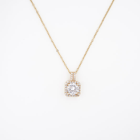 Diamond Spark Pendant Necklace