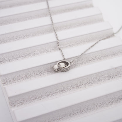 Eternal Dual Ring Necklace