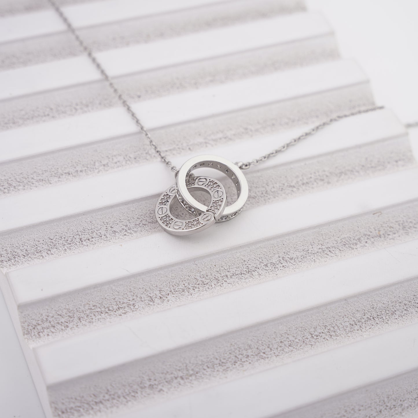 Eternal Dual Ring Necklace