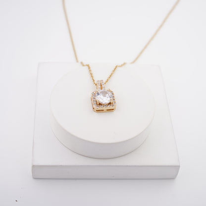 Diamond Spark Pendant Necklace