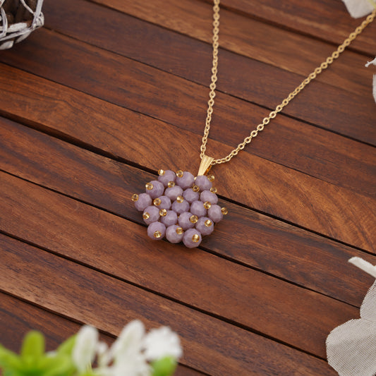 Floral Radiance Pendant Necklace